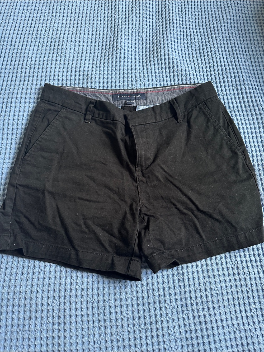 Tommy Hilfiger Black Women's Casual Chino Shorts